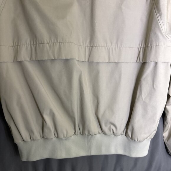 Vintage L.L. Bean Windbreaker Jacket Mens Size 42 Cream Zip Pockets - Picture 7 of 16
